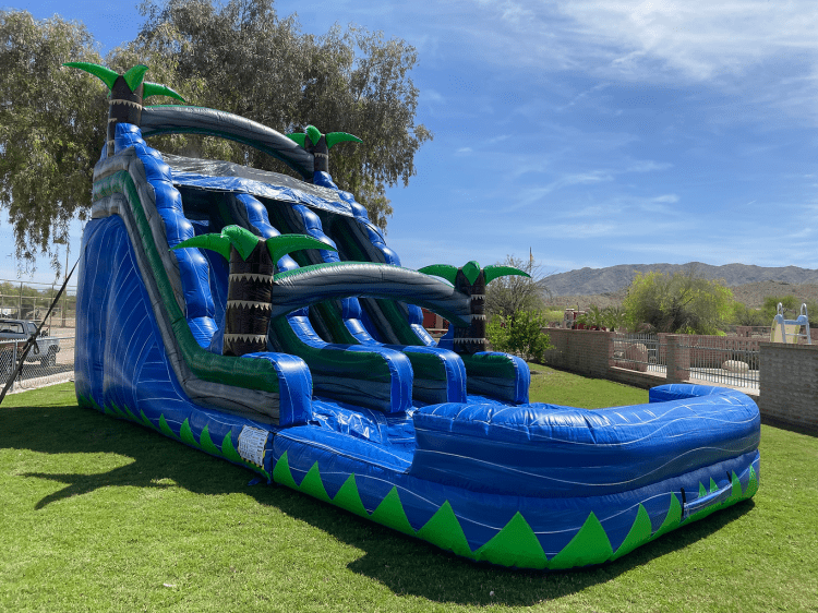 18' Double Lane Water Slide