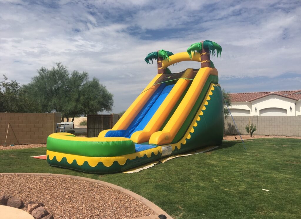 Backyard Tropical Water Slide Inflatables