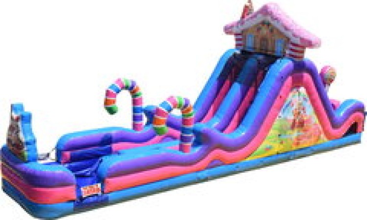 20' Candy Land Dry Slide