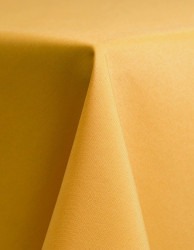 Gold Polyester - Round, Tablecloth, 108