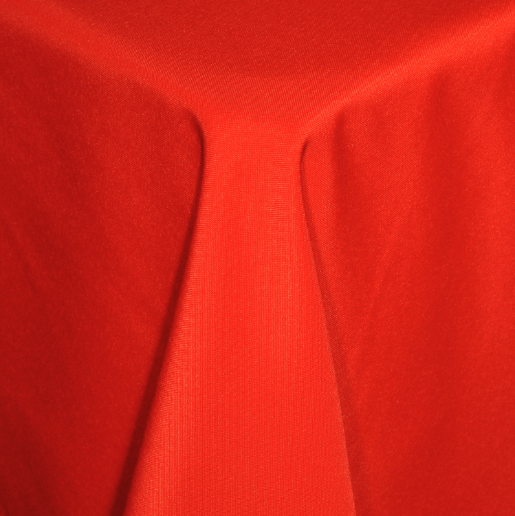 Red Polyester - Rectangle, Tablecloth, 90 x 132