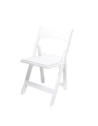 White Resin Chair