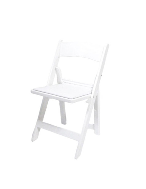 White Resin Chair