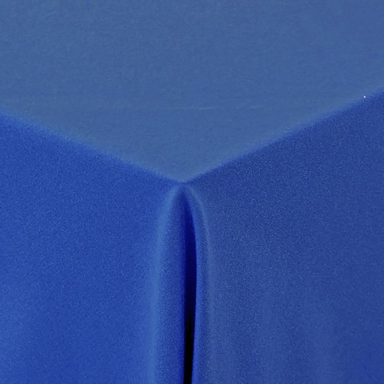 Royal Blue Polyester - Rectangle, Tablecloth, 90 x 156