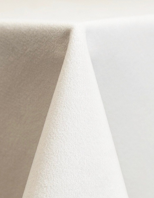 White Polyester - Rectangle, Tablecloth, 60 x 102