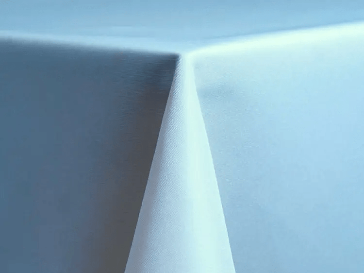 Baby Blue Polyester - Rectangle, Tablecloth