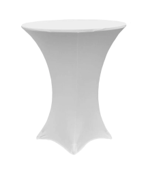 White Spandex - Cocktail, Tablecloth, 36
